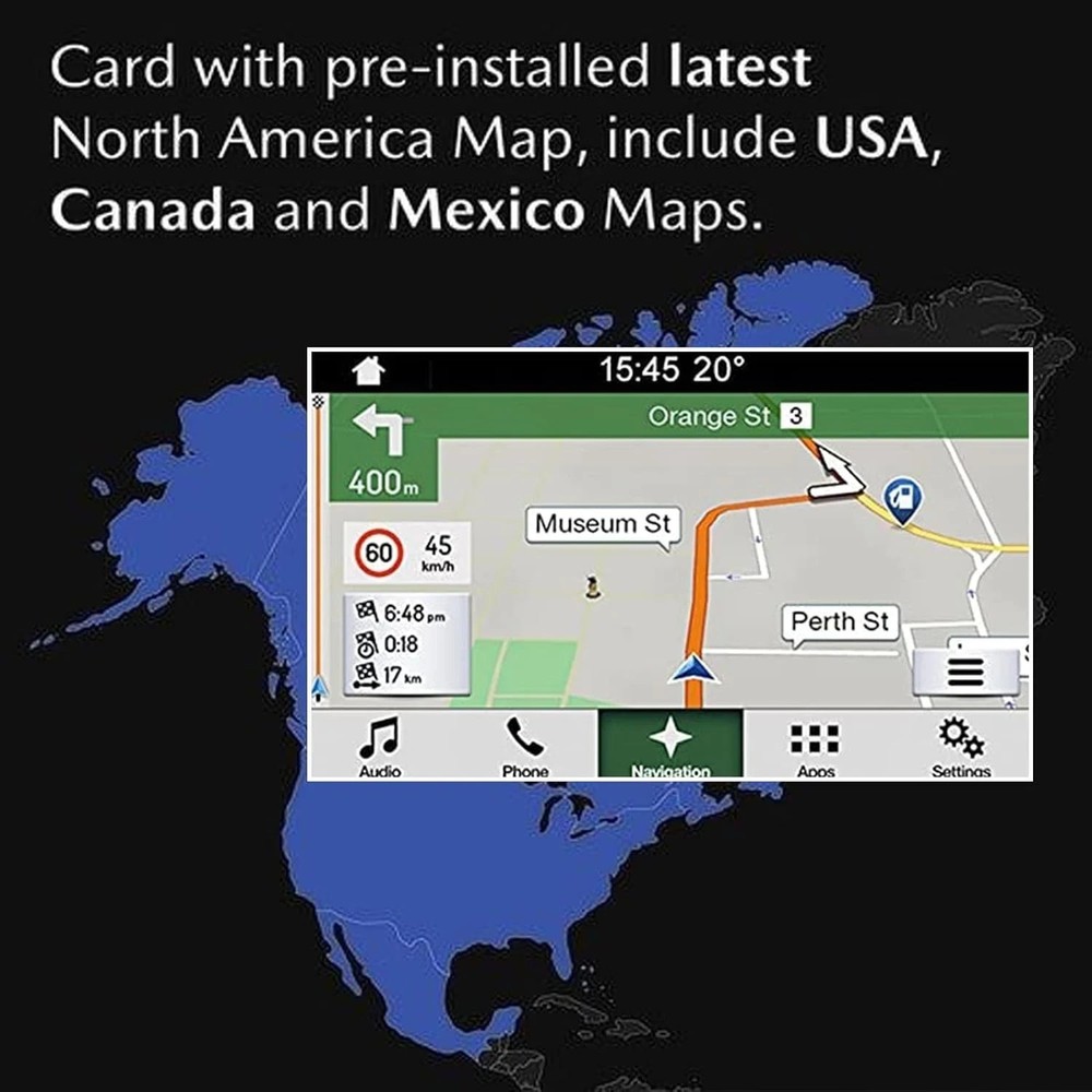 2025 Latest Navigation SD Card Map Update Compatible with Toyota,...