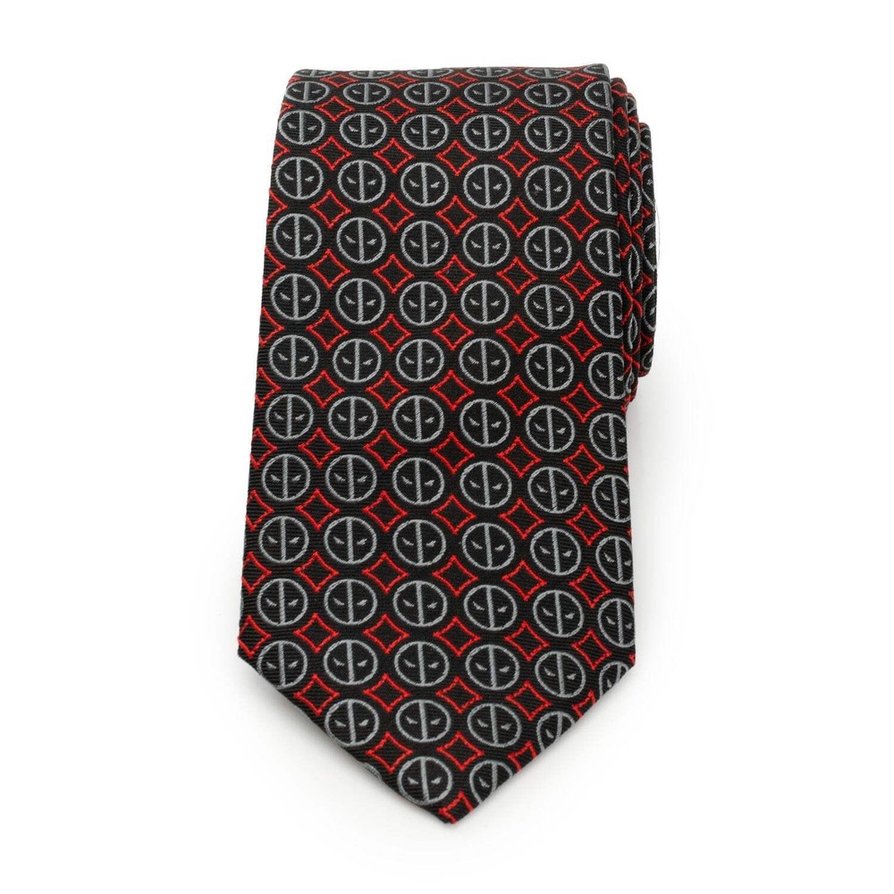 Marvel Deadpool Men's Black Tie
