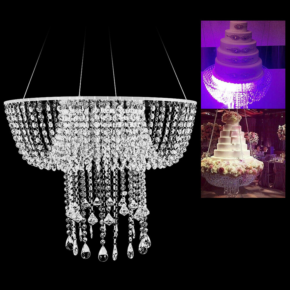 Wedding Cake Stand 80cm Crystal Bead Regular Impact-resistant, Rust-resistant