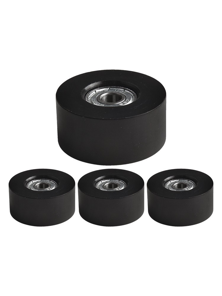 Replacement Wheel Set for Water Rowing Machine Seats Nylon and Steel Design