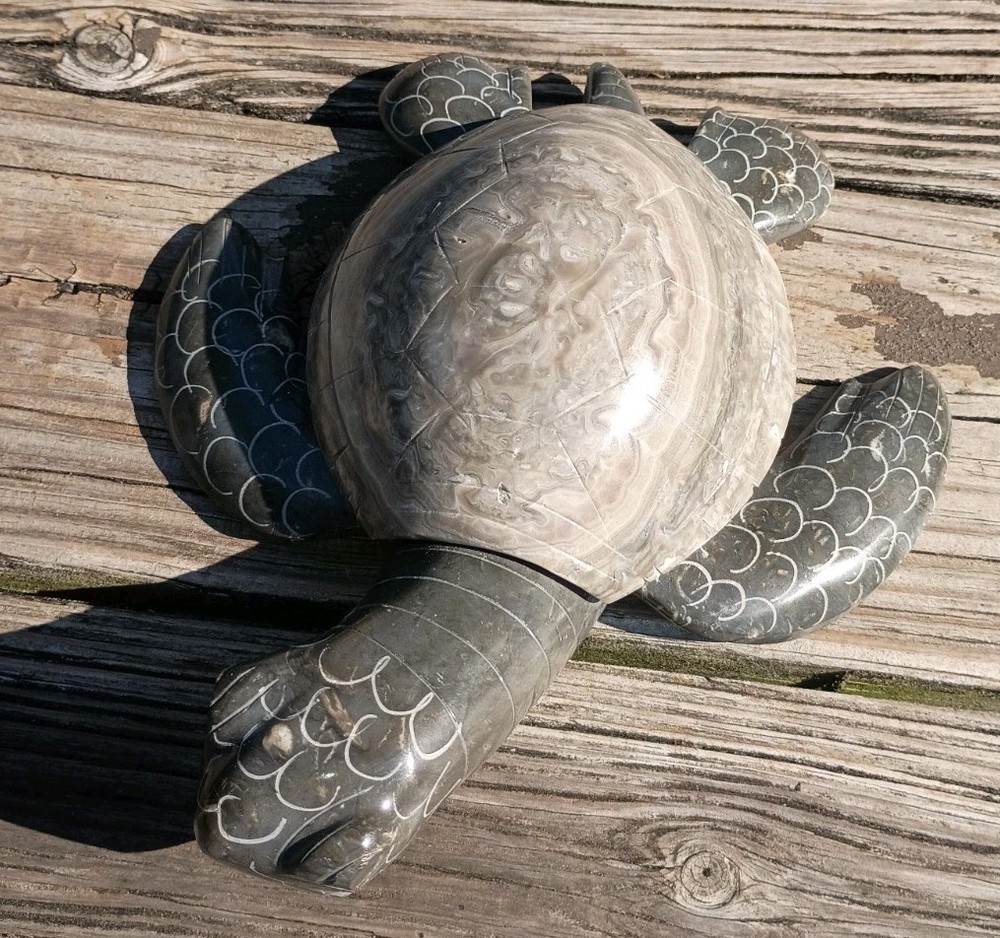 Marble Turtle Sculpture Ecuador Artists