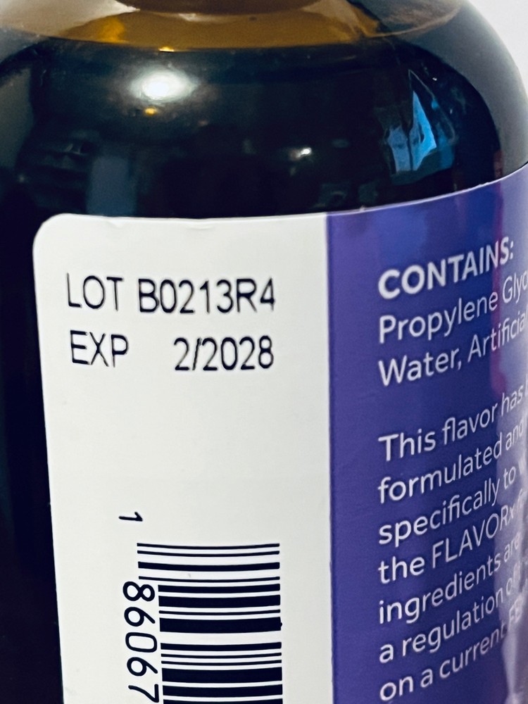FlavorX Flavoring Liquid Agent RASPBERRY Flavor 4 Fl Oz