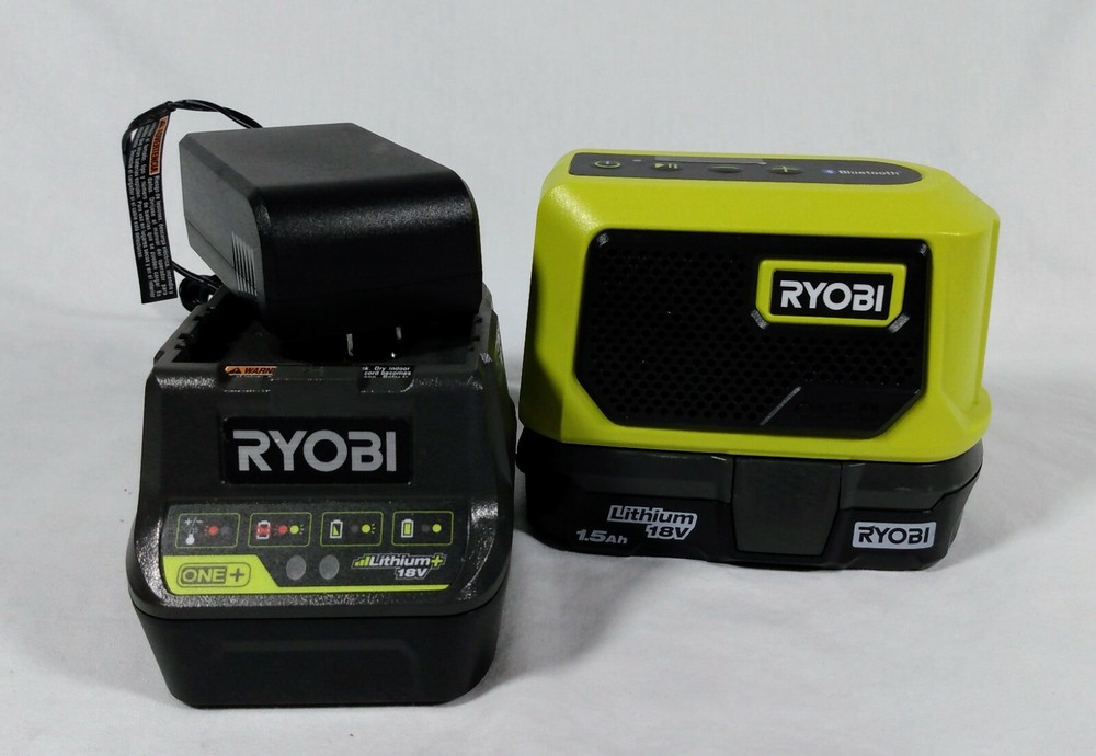 Ryobi Compact Speaker w/Bluetooth PAD02B-New-Bulk Packaged-Free Shipping