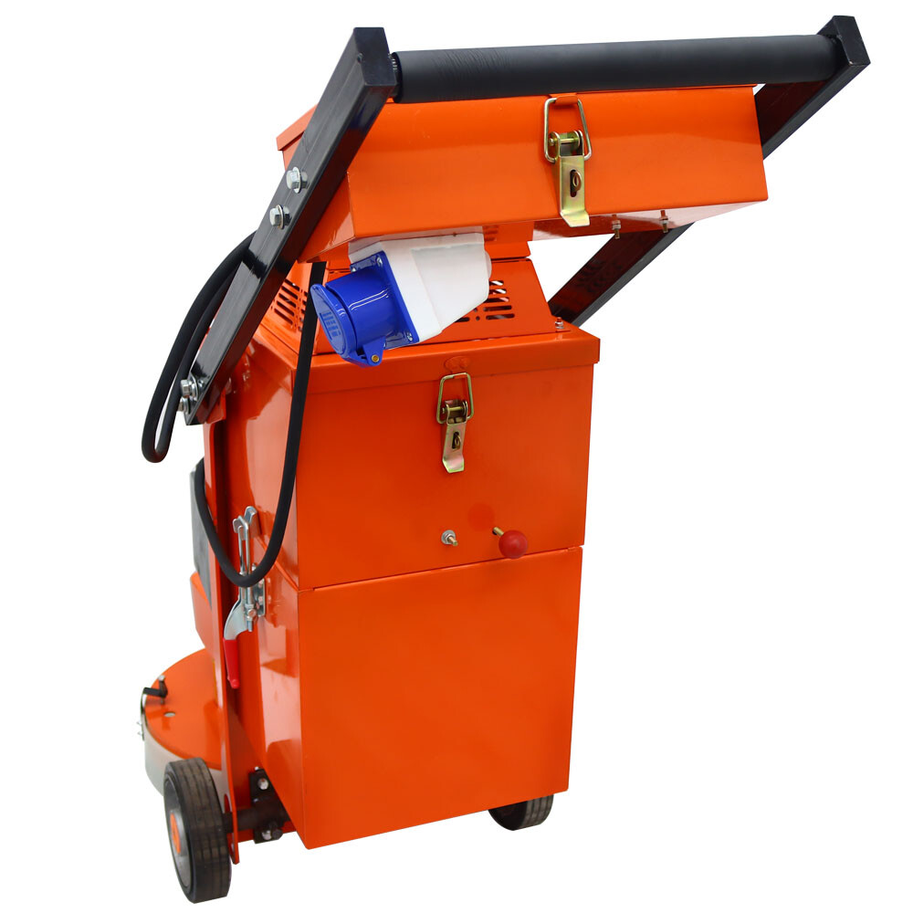 Concrete Floor Grinding Machine with Dust Box 5 Grinding Disc 220V Floor Grinder