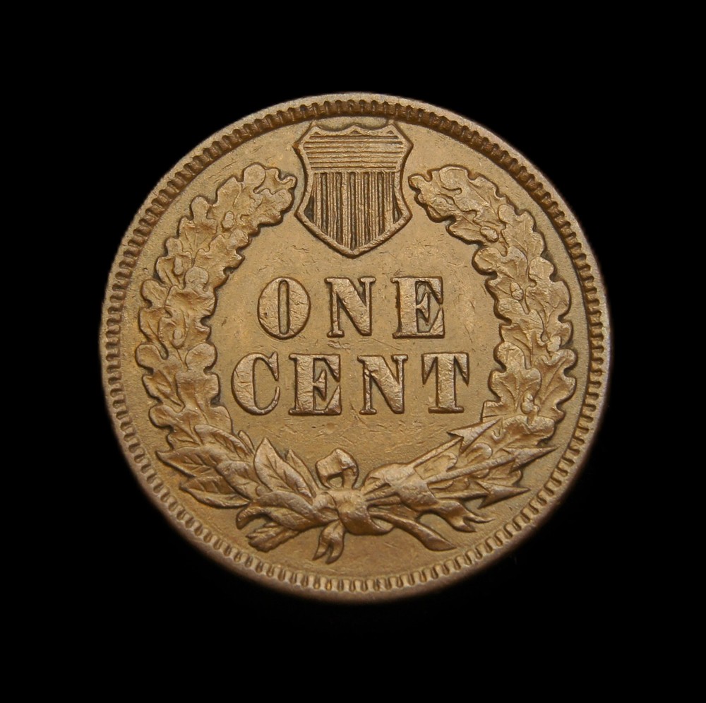 1890 Indian head cent XF+