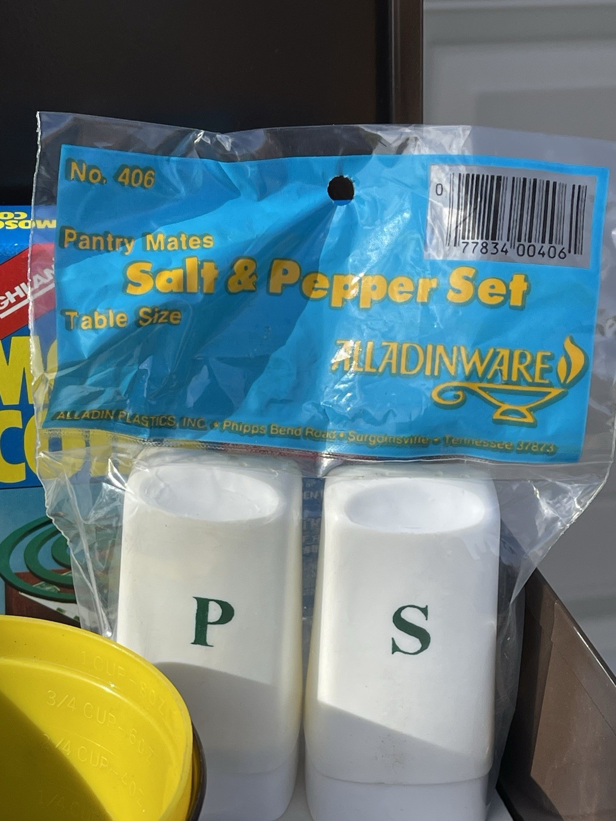 VTG Metal Chuck Box Camping Kitchen Storage Trunk w/ Contents Brown