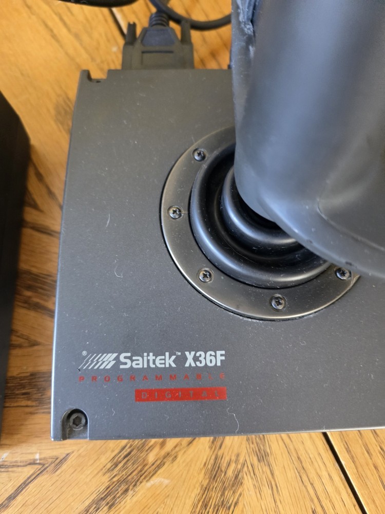 Saitek X36F/X35T Programmable Wired Flight Control Joystick & Throttle Set