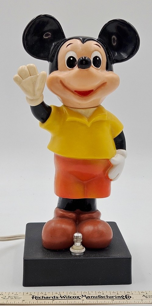 Mickey Mouse Vintage Bobble Light Electric Wired