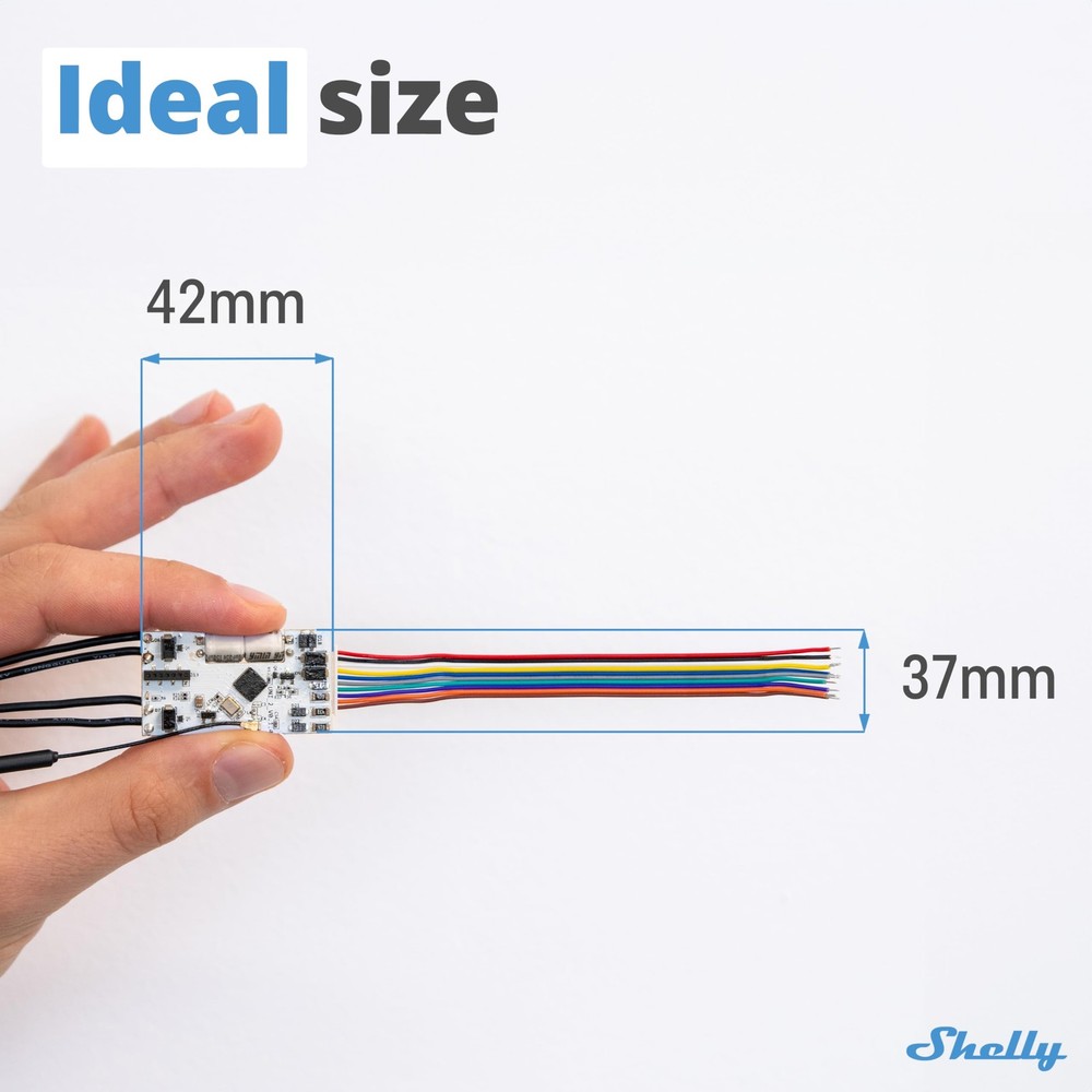 Shelly Plus Uni | Smart Wi-Fi and Bluetooth Operated Module with Dry...