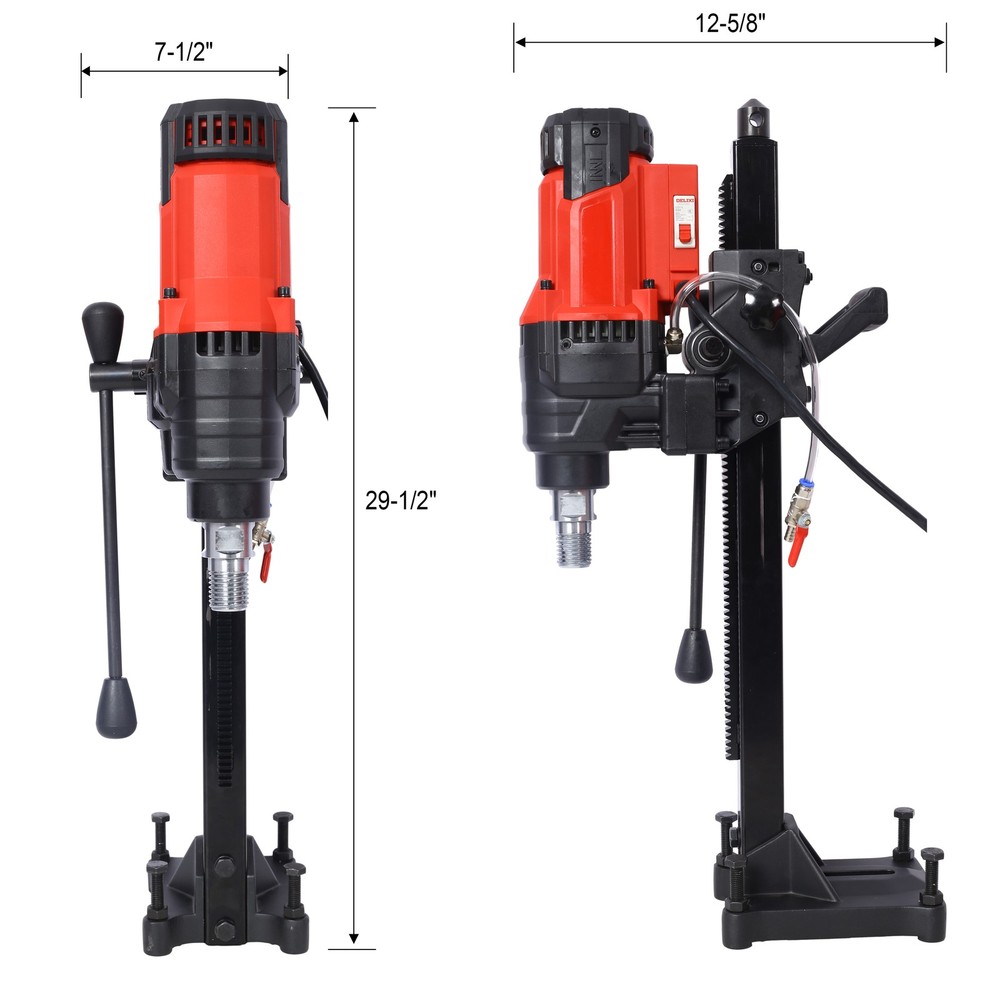 Core Drill Machine Drilling Diameter Diamond Stand CoreDrill Rig Rugged Concrete