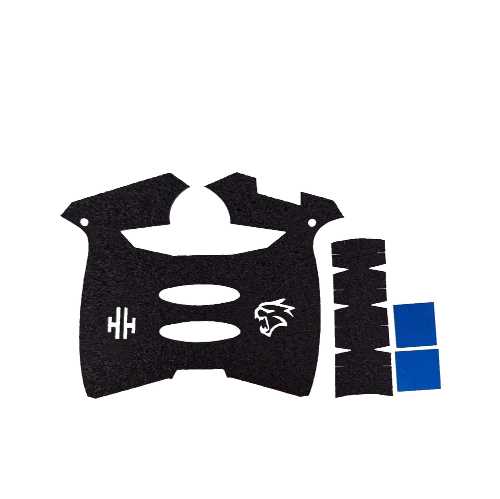 HANDLEITGRIPS Textured Sandpaper GRIP for Springfield Hellcat Pro Blue Inserts