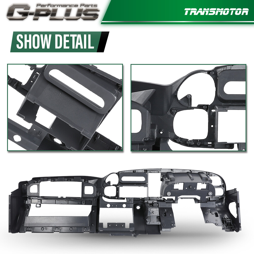 Fit For 1998-2001 Dodge Ram Dashboard Dash Core Structure Frame Mount Gray
