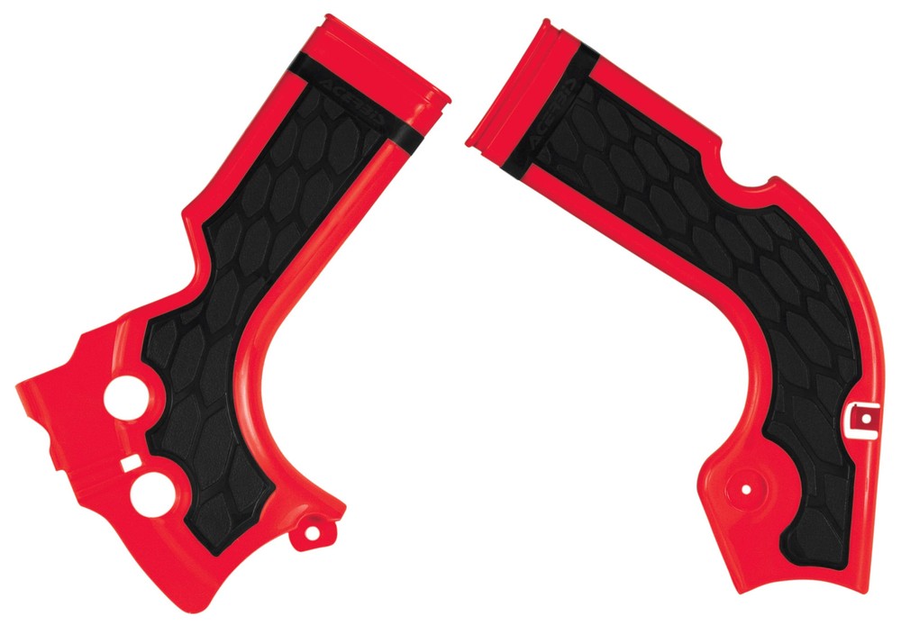 Acerbis X-Grip Red/Black Frame Protector Guards (2374241018)