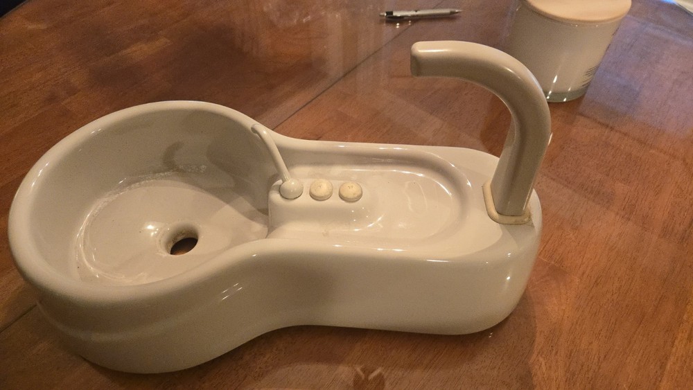 adec dental cascade porcelain cuspidor bowl