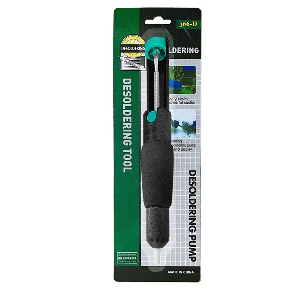 Handheld Desoldering Pump with Antiskid Handle for Precise Circuit Board Work