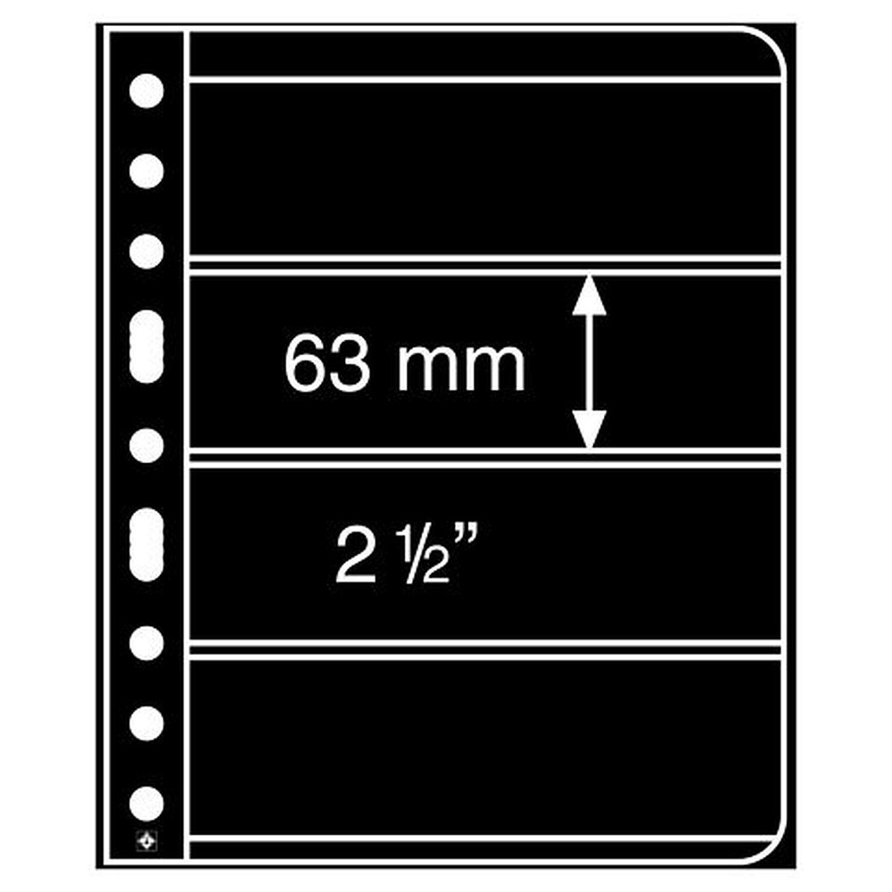 5 Leuchtturm Plastic Containers Vario 4S for Banknotes