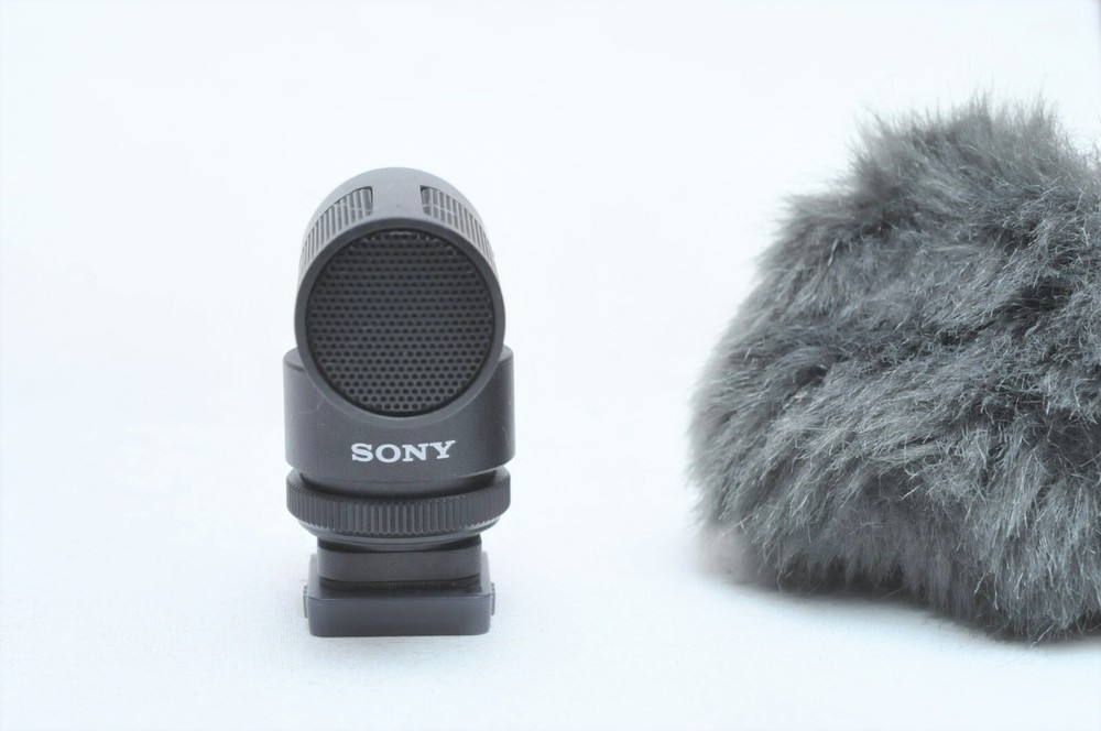 Sony ECM-G1 Compact Shotgun Vlogger Microphone With Wind Screen