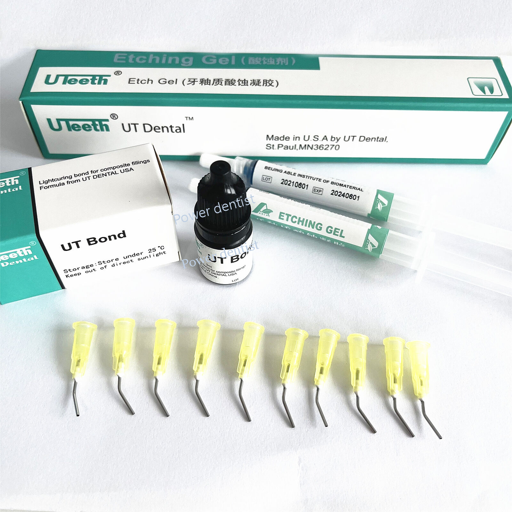 Dental Composite Resin Flowable Light Cure Flow Etch Gel Etching Bond Adhesive