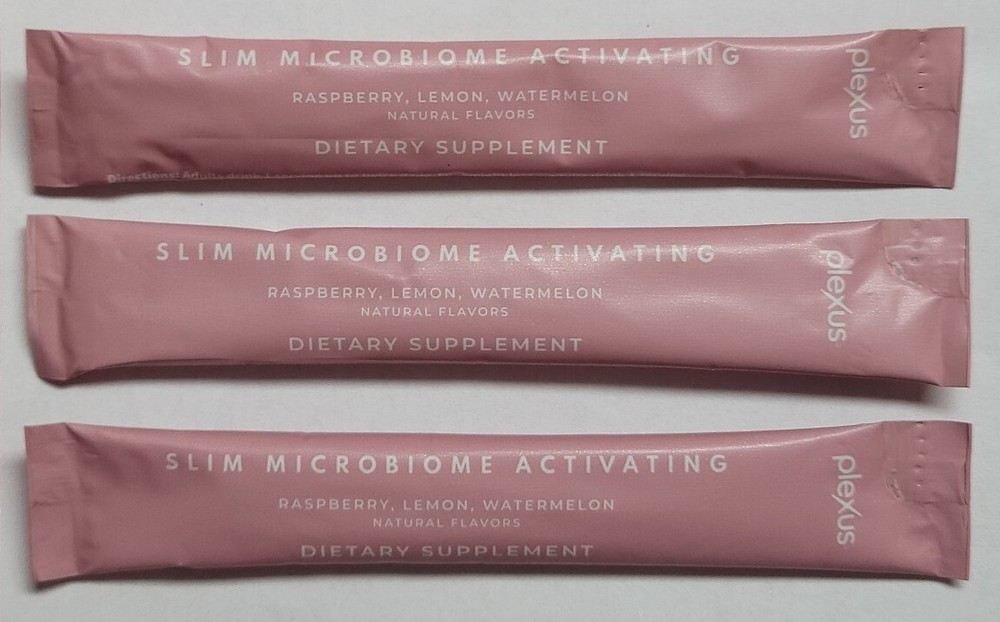 Plexus Microbiome Activating Raspberry Lemon Watermelon 3 Packets New & Sealed