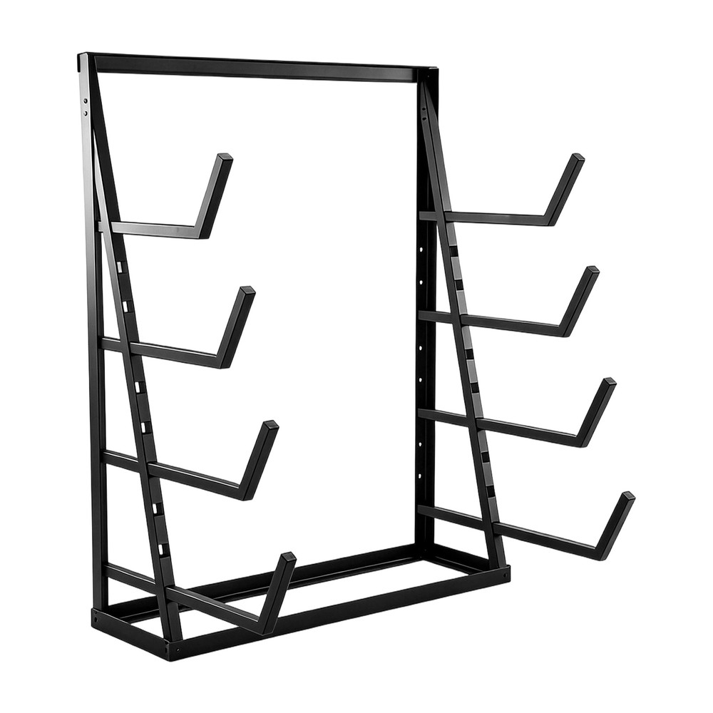 2000LBS 4-Tier Floor Standing Horizontal Storage Rack for Lumber/Pipe Adjustable