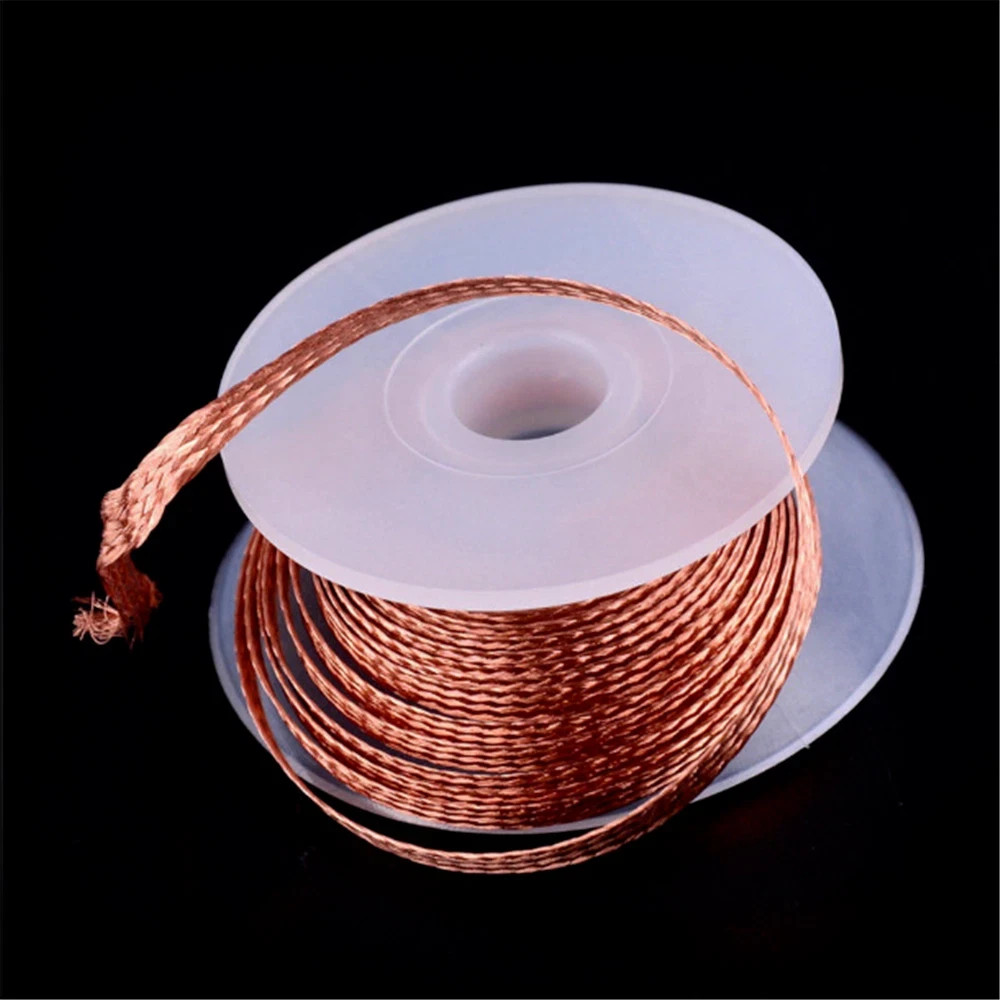 1PC 3.0mm 1.5M Desoldering Braid Solder Remover Wick Wire Repair Tool New