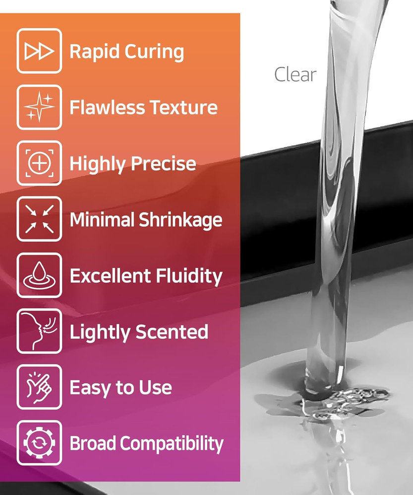 Superflex 3D Printer Resin, Softness 80A Simulating Flexible Rubber, Made in Kor
