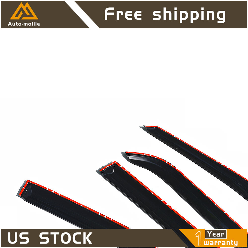 Wind Deflector Window Visors Vent Rain Guard Shield For Ford Explorer 2011-2019