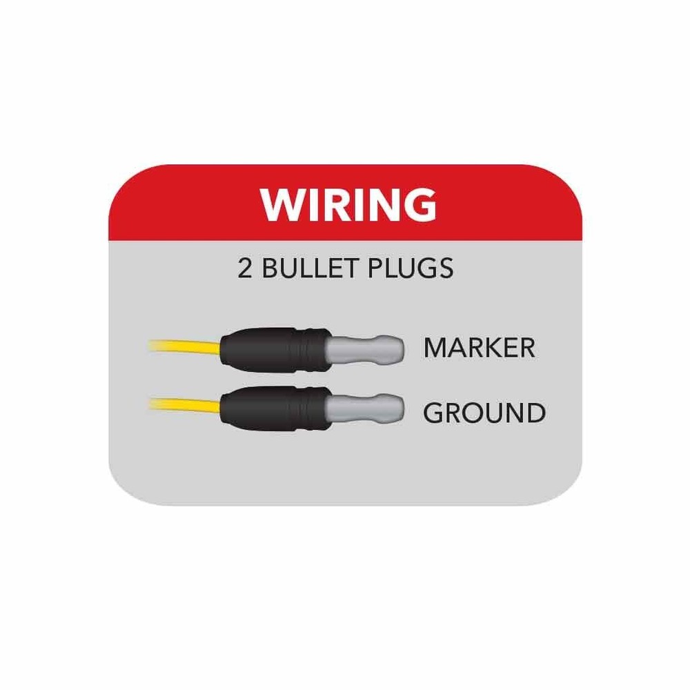 Amber Clearance Marker Generation 4 LED Light – 4 Diodes