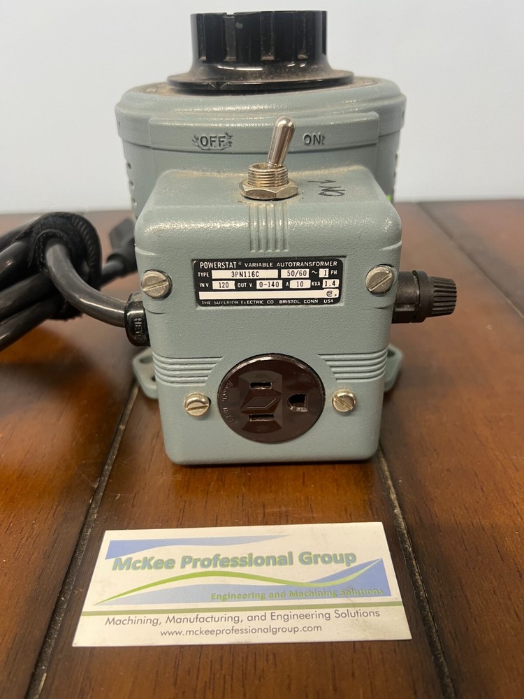 Superior Powerstat Variable Auto Transformer 3PN116C