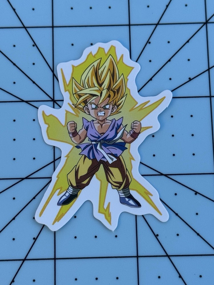 Dragon Ball Z Super Saiyan Anime Sticker