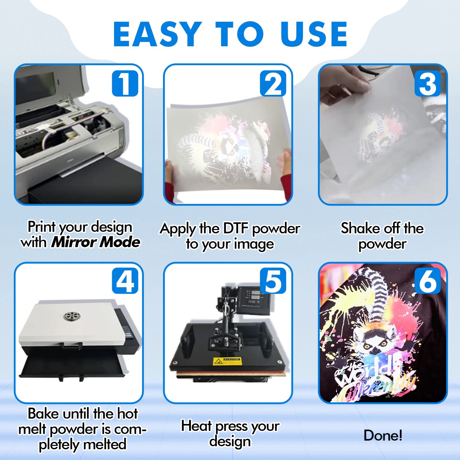 A-SUB A3+ DTF Transfer Roll Film 13in x 328ft DTF Film Premium Hot Cold Peel