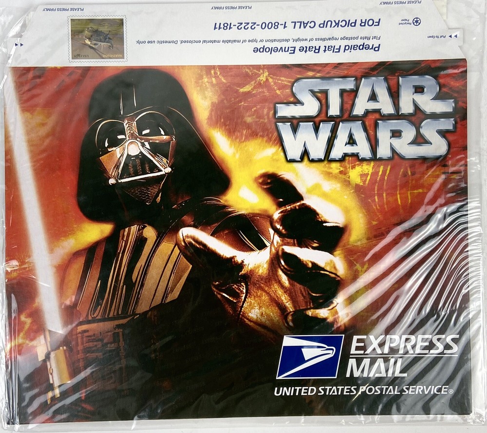 Rare Star Wars Prepaid Express Mail Envelopes