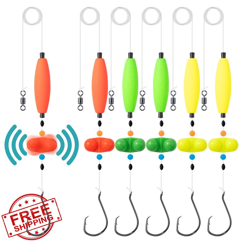 Catfish Santee Rig Circle Hooks Float Tackle - 6/0 HOOK * 6PCS