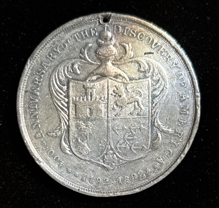 1492-1892 Discovery of America Christopher Columbus Bust So-Called Dollar HK-231