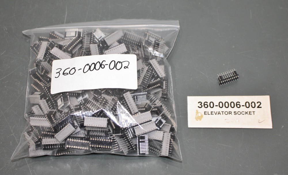 (205) Aries Elevated Socket, DIP 20 Pin, 2 Rows x 10, IC Elevator, Narrow 7.62mm