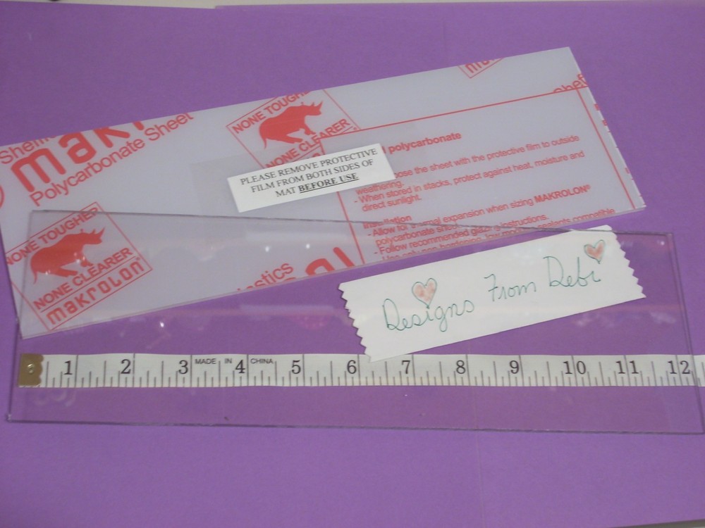 Replacement 4x12 CLEAR CUTTING MAT for Quickutz Revolution Tool