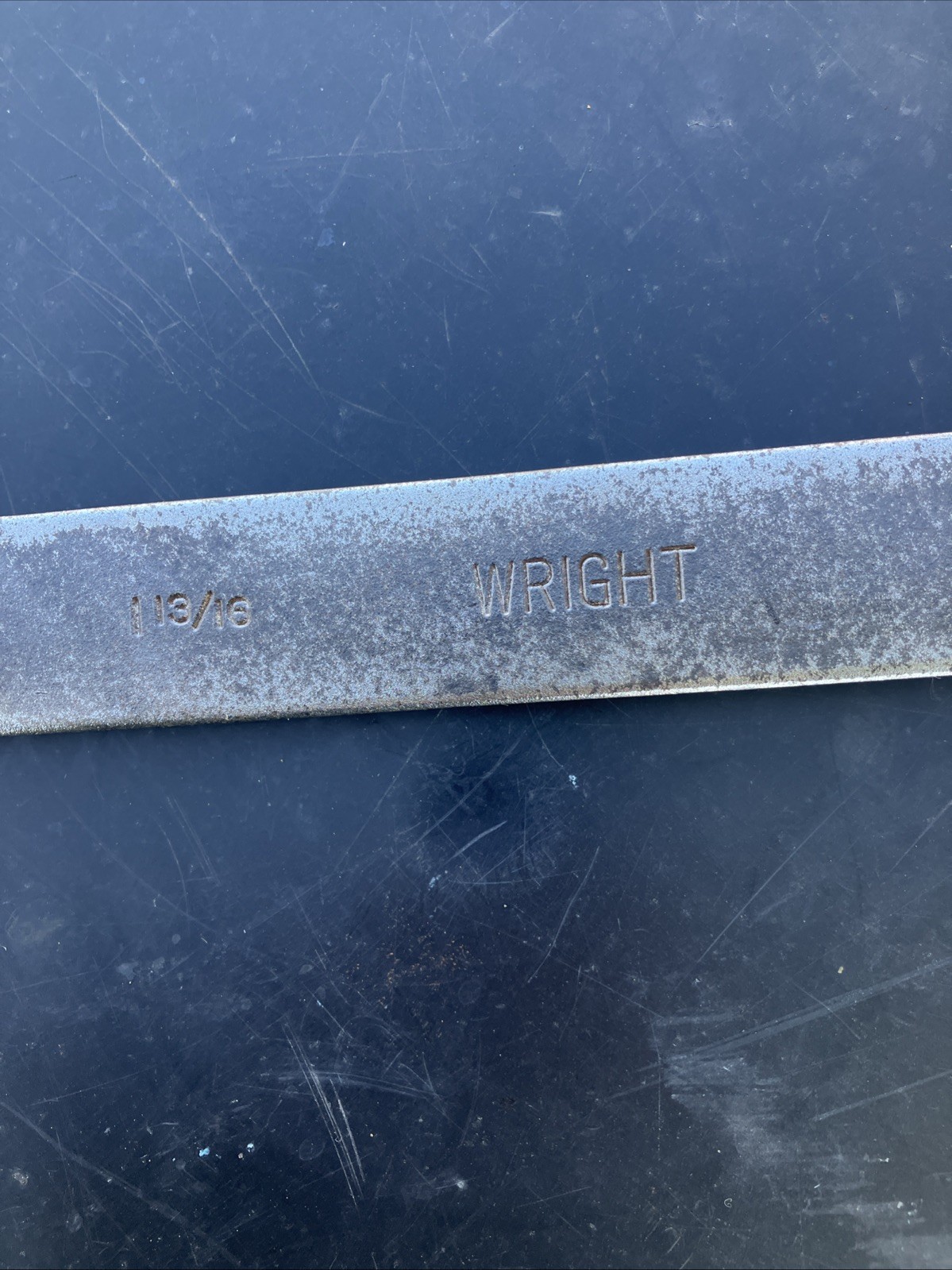 VINTAGE WRIGHT TOOLS 1158 COMBINATION WRENCH 1-13/16” USA MADE 12-POINT