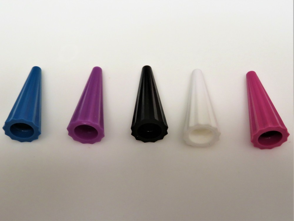 Five (5) Professor Motor 1/2 oz. Fluid Bottle Plastic Replacement Screw Tops