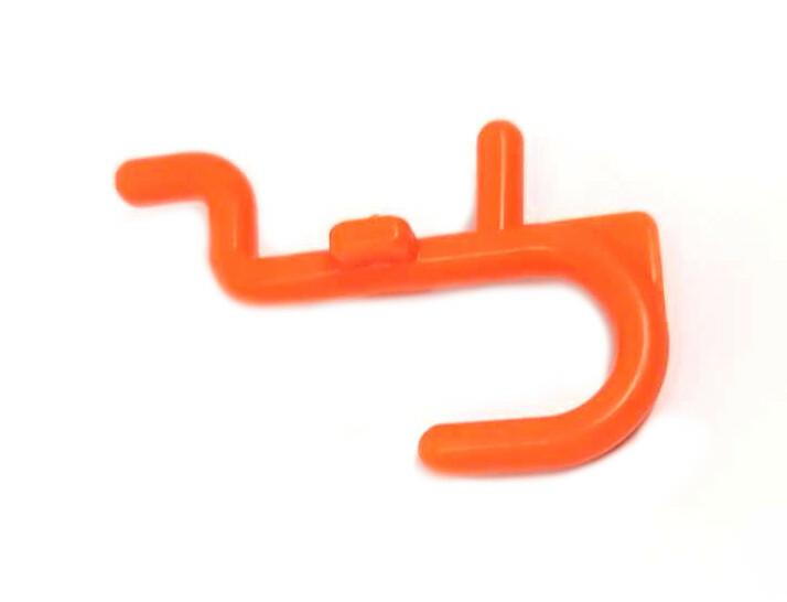 Plastic Orange J Hook Peg Board Hook Kit Tool Storage Craft Hooks Pick A Pack