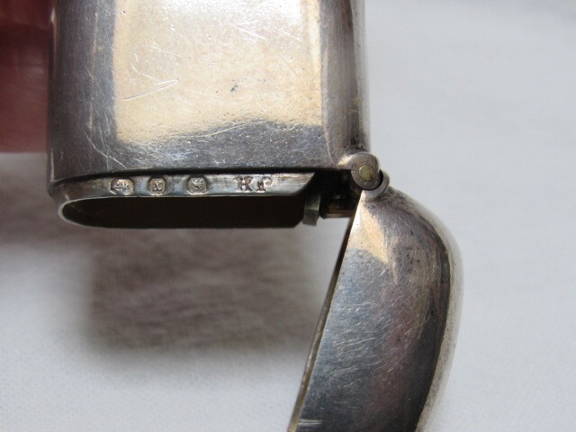 Antique English Sterling Match Safe & Coin Holder