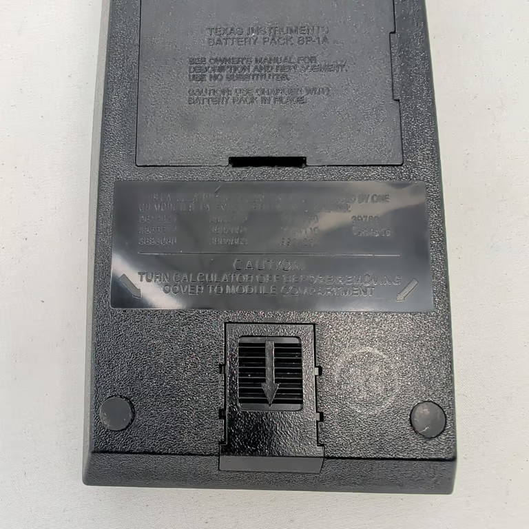 Texas Instruments TI Programmable 59 Vintage Calculator Master Library Module