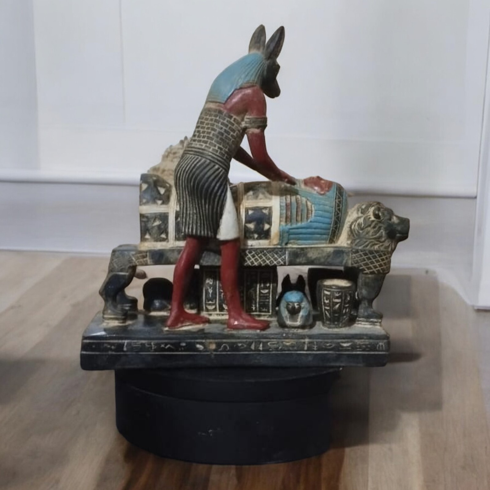 Rare Ancient Egyptian Antiquities God Anubis Unique Statue Pharaonic Egyptian BC