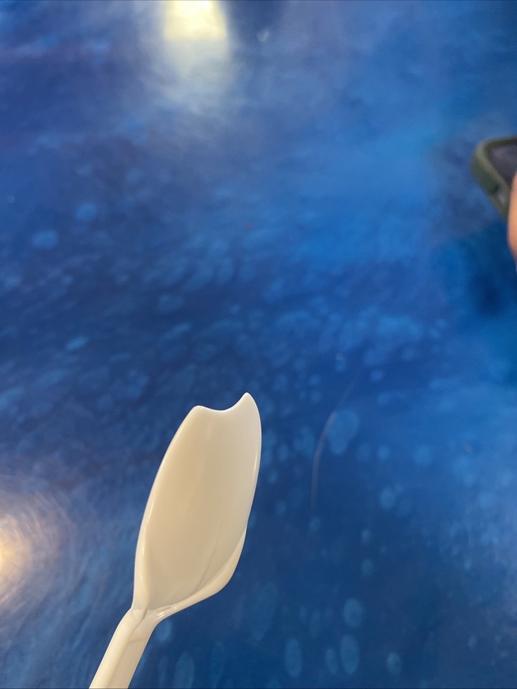 Unique Plastic Spoon With Deformity On Top