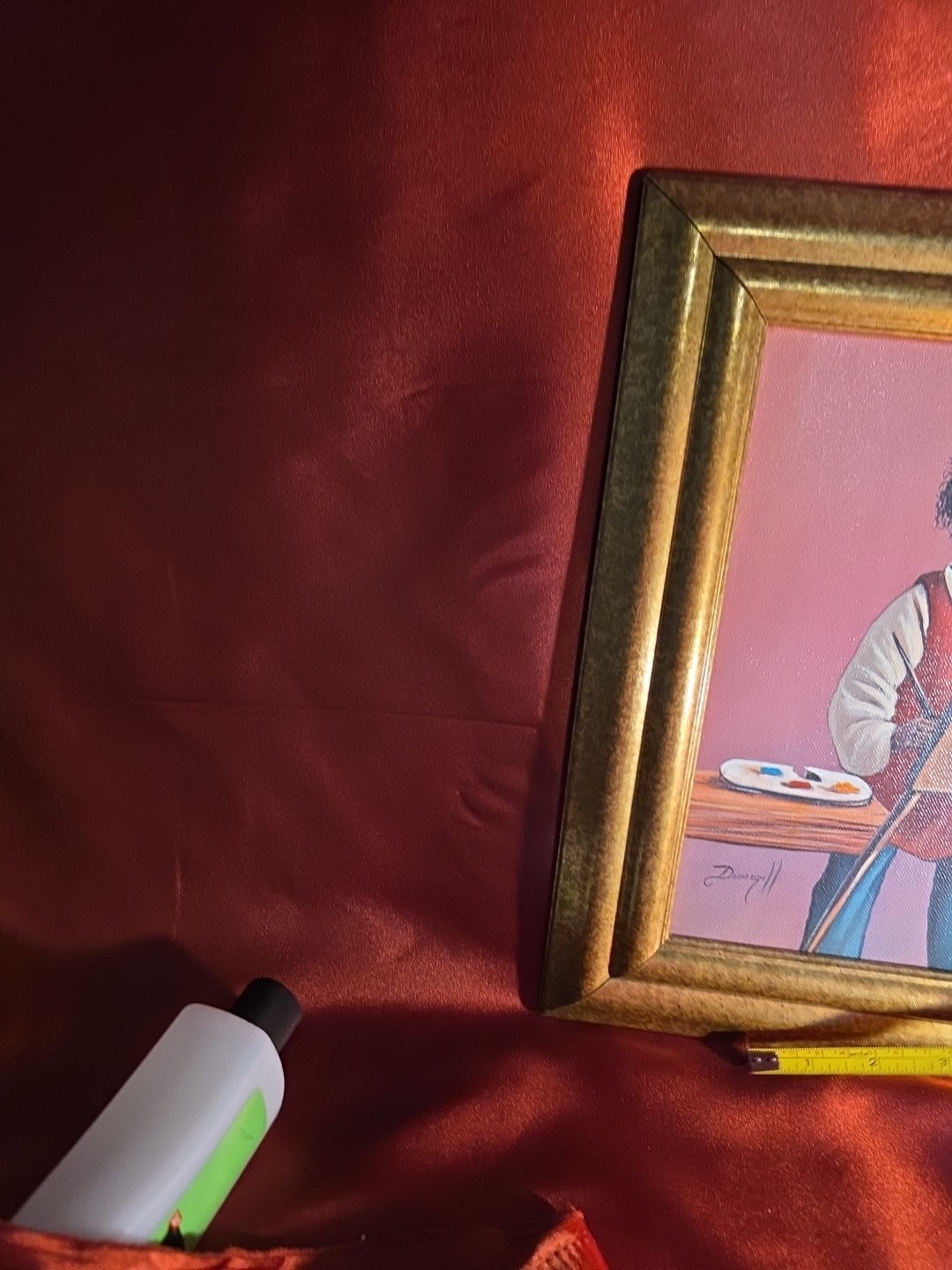 ELAINE DUNGILL AFRICAN GIRL Painting On Easel GICLEE ON CANVAS PAINTING