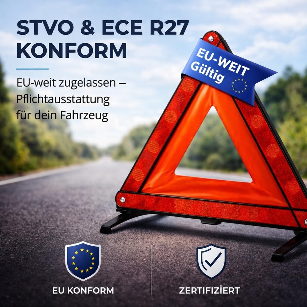 V16 Warning Light IDADA 21020060 Warning Triangle & Breakdown Triangle EU Approval 20...