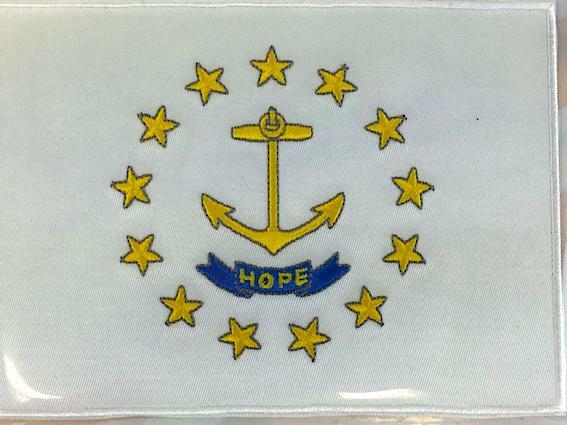 RHODE ISLAND  Willabee Ward STATE FLAG PATCH United States Collection PATCH ONLY