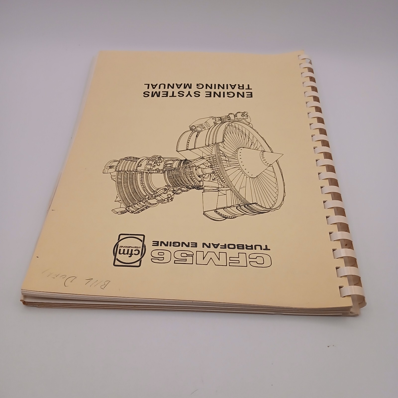 Vintage CFM International CFM56 Turbofan Engine - Engine Systems Training Manual