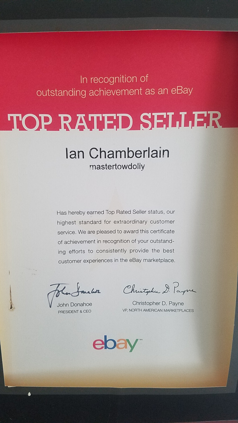 Master Tow Brand Poly Fender LH-Driver Geniune OEM Car Dolly Trailer FREE SHIP