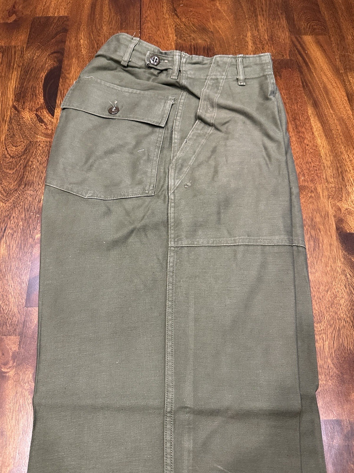 Korean War Era Fatigues HBT Herringbone Twill Shirt + Trousers & Belt