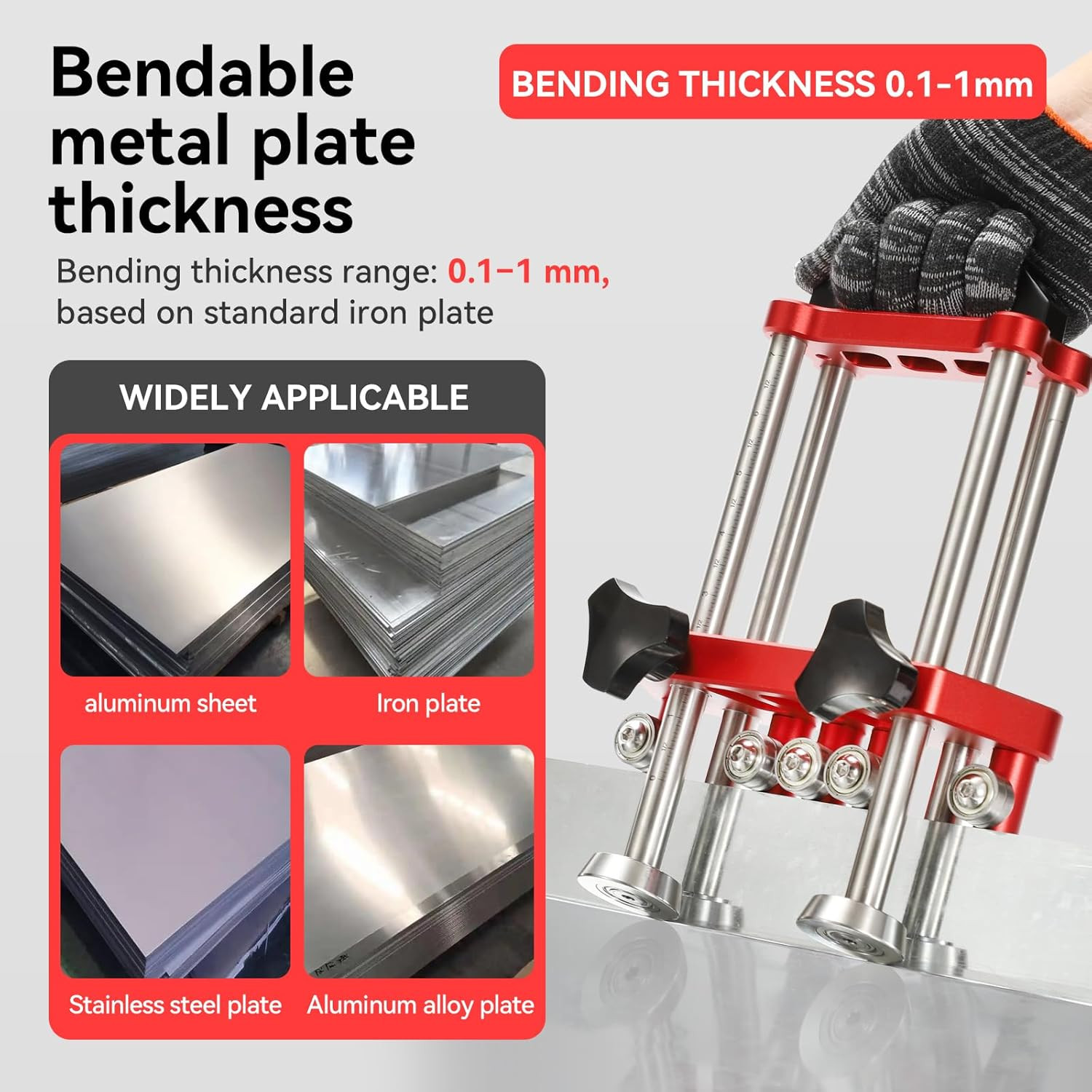 Sheet Metal Roller 2 Station Metal Bender， Metal Roofing Tools，Sheet Metal Fabri